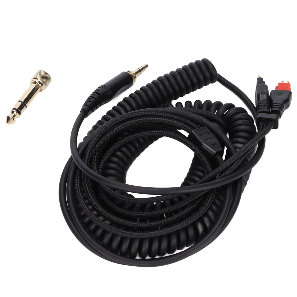 Replacement Audio Extension Cable Headphones Spring Wire Suitable for HD660s HD650 HD600 HD580