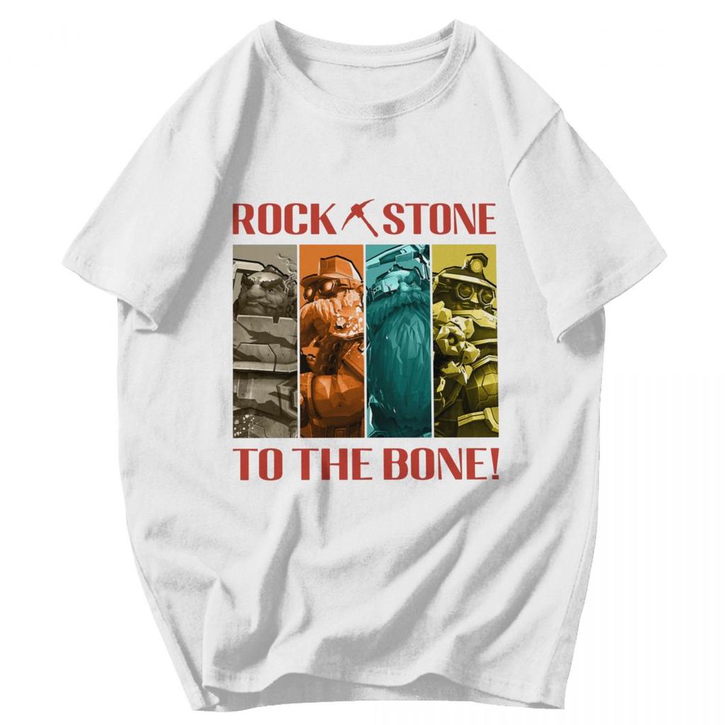 Men T Shirt Deep Rock Galactic Rock And Stone Retro Unique Y2K Graphic Oneck Unisex Tops T Shirts