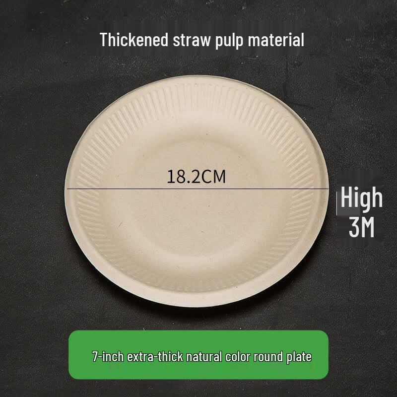 Одноразовые круглые тарелки из алюминиевой фольги