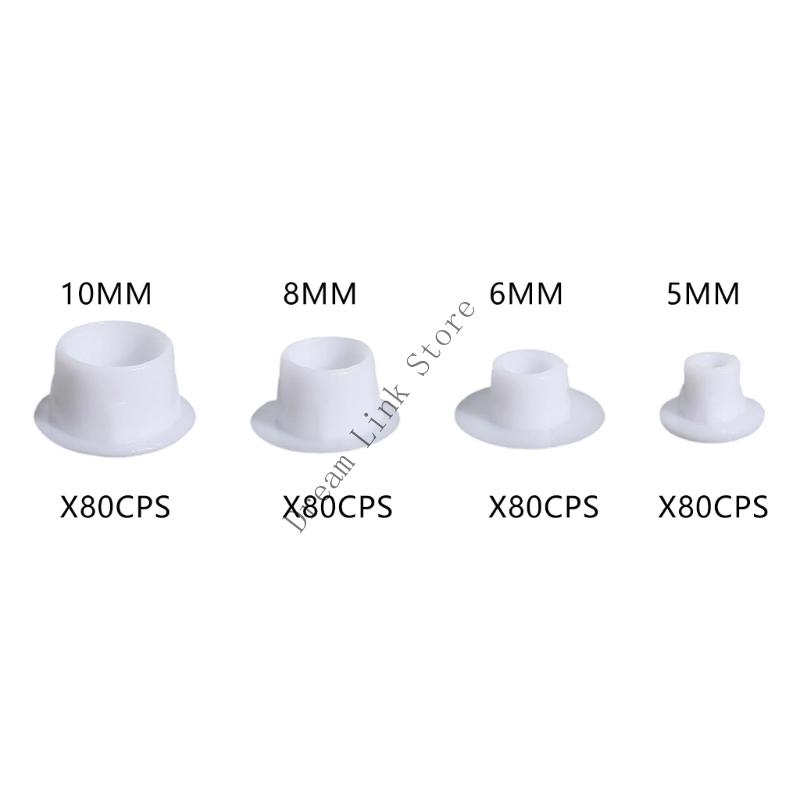 320Pcs Decoration Cap 4 Sizes Drill Hole Cover Furniture Hole Plug Plastic Screw Hole Cap Cover Furniture Cap