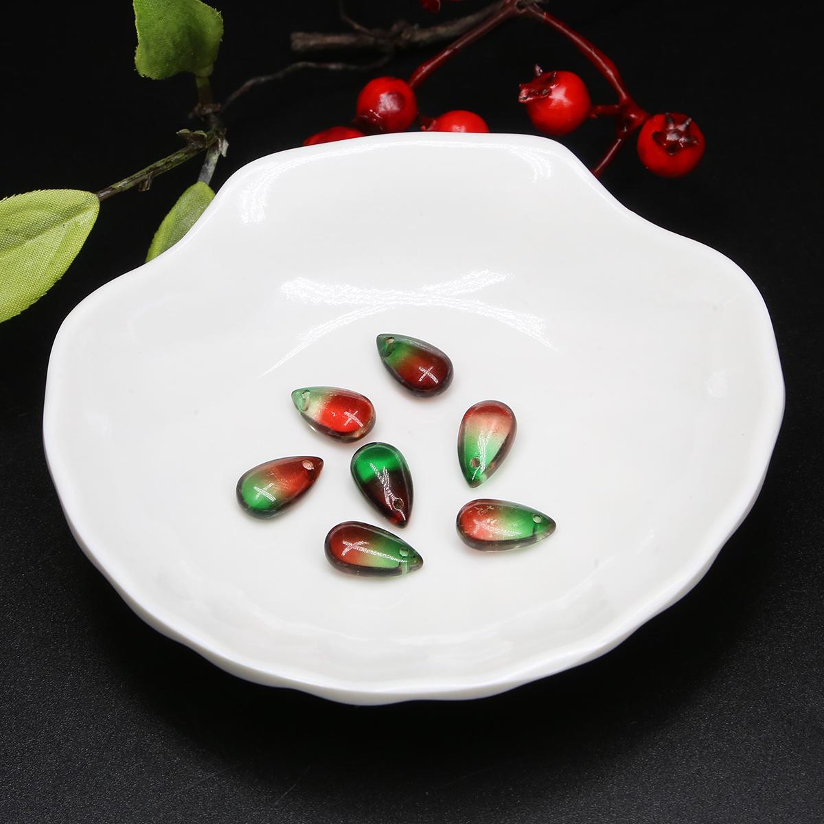 

5 шт. 14x18 мм стеклянные чешские подвески в форме капли воды свободные бусины для изготовления ювелирных изделий DIY серьги