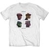 Rock Punk Band T Shirts Gorillaz Print Tops British Virtual Band Vintage Rock T Shirts Casual Loose Streetwear Fans Gift Unisex