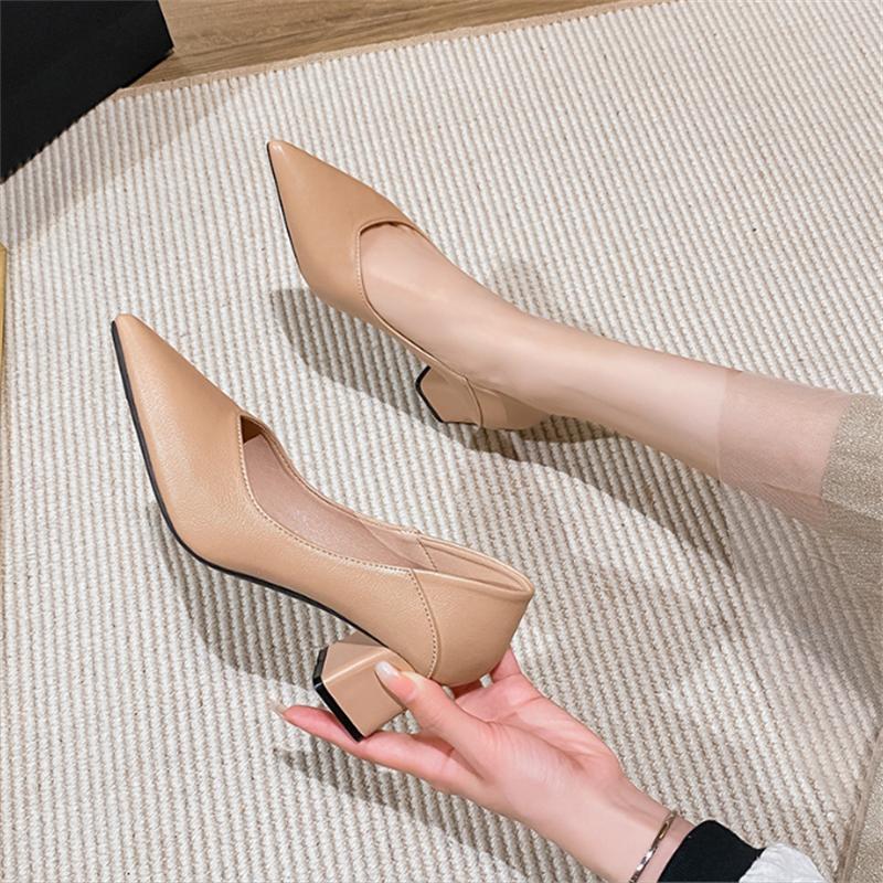 

Мода Большой размер 34-42 Базовые туфли-лодочки Острый носок Высокий каблук Обувь Женское платье Неглубокие Белые Свадебные туфли Черные Женские Офисные туфли 34