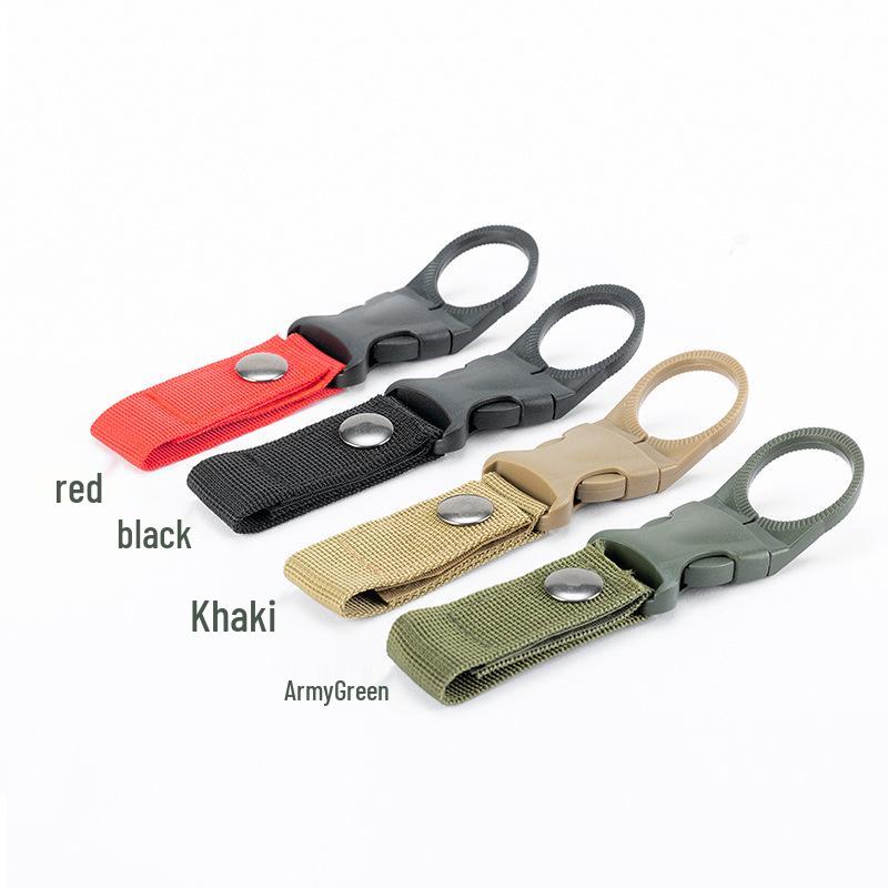 Multifunctional Nylon Water Bottle Carabiner Clip - Portable Outdoor Quick Hanger