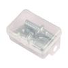 Replacement Metal Chainsaw Guide Plate Screw Nut Set for 180 381 Chainsaw Maintenance Screw Assembly Accessories