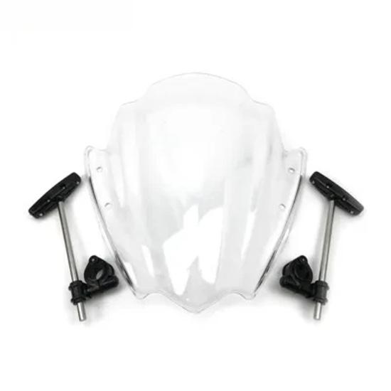 For Suzuki GSR750 GSR600 GSR400 GSR 400 GSR 600 GSR 750 Motorcycle Street Bike Adjustable Windshield WindScreen Fit ALL Year