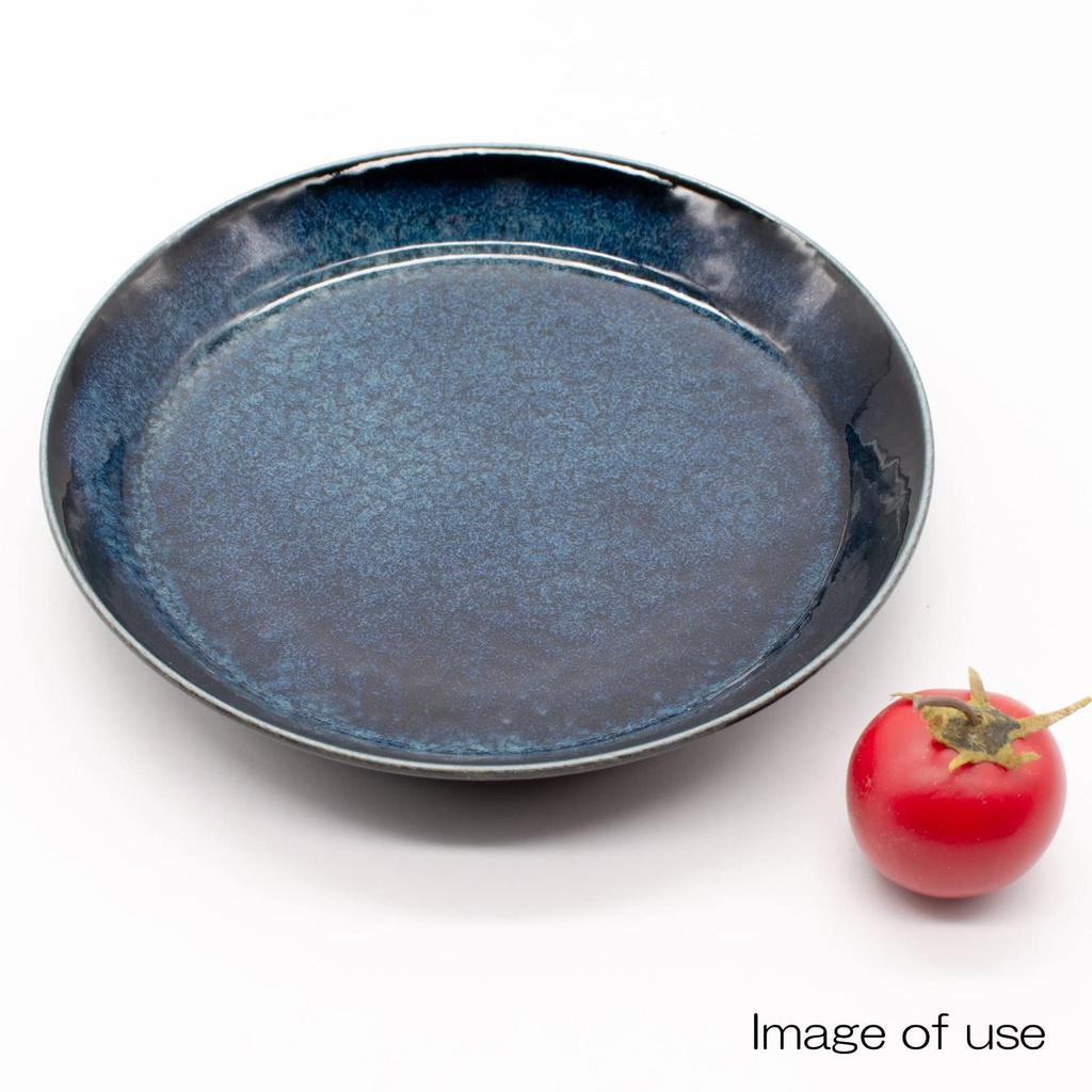 Aito Manufacturing Plate 14cm Medium Plate Stylish Tableware Navy Mino Ware Plate Popular Dishwasher Microwave Safe Made In Japan 517024 "Natural
