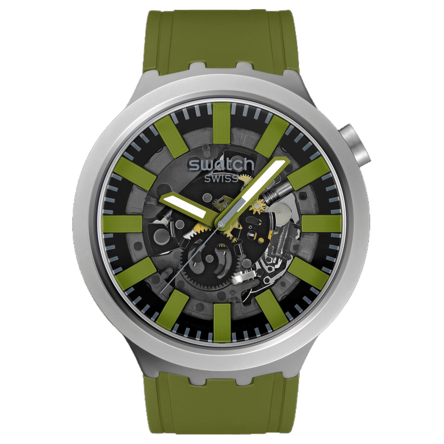 

SWATCH Essentials Quartz Movement 30m Water Resistance Unisex Watch 47mm Gray Dial Stainless Steel Case SB07S118 Gray Dial