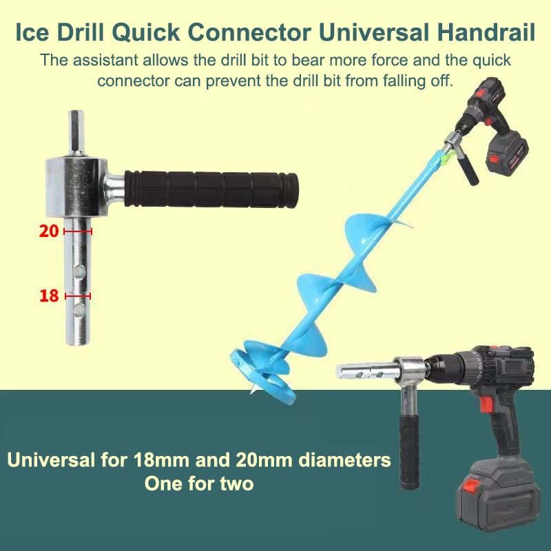 

Адаптер для льодобура Льодовий Алмазний Швидкоз єднувач 18/20 мм Муфти Шестигранний Адаптер для Електричного Льодобура Зовнішні Електроінструменти Запчастини one size