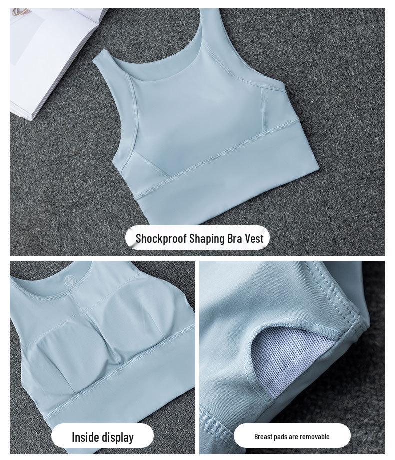 Women's 2024 High-End Quick-Dry Yoga & Running Set: 3-Piece Sports Outfit