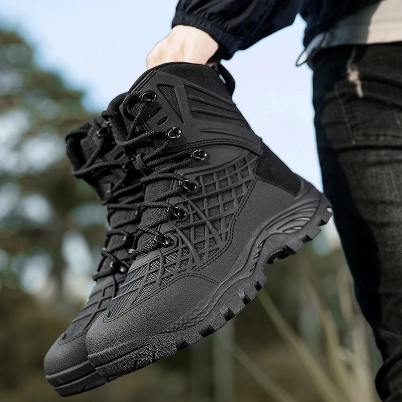 Men's Plus Size Durable Combat and Hiking Boots for Special Forces