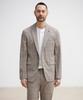 Stco [Summer Setup] Ice Touch Power Stretch Setup Set_Beige Check (Slim Fit)_Sejub06Set