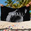 Towel Beach Bath Idols Quick-Drying Singer Lightweight English Portable Sauna Camping Swim YUNGBLUD Pool Travel