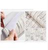 HaoHome Tower Wood Grain Vintage Peel and Stick Wallpaper Wall Paper Decorative Wood Self Adhesive WalCoverings Shelf Liner Roll