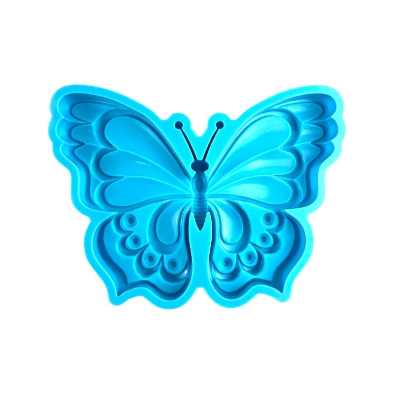 Silikonové formy ve tvaru motýla Kutilské řemeslné sádrové formy Ruční domácí dekorace Forma na mýdlový stůl Nepřilnavá