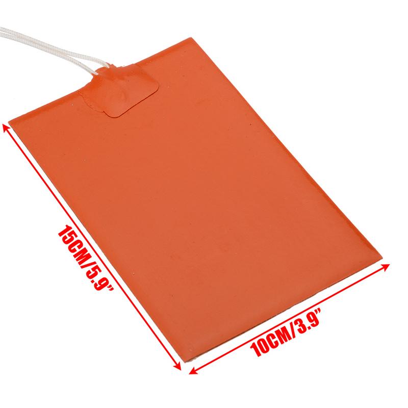 300W Engine Oil Pan Sump Tank Heater Pad 220V Universal Silicone Oil Heating Pad Engine Oil Tank Heating Plate Wear Protect Pad