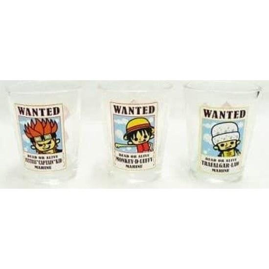 One Piece Panson Works Mini Glass (3P) Order Sheet (A/Luffy Kid Law)