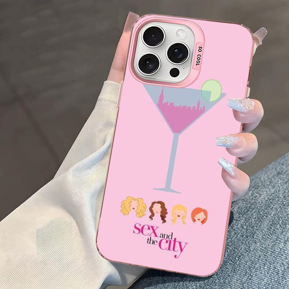 Sex And The City Phone Case For IPhone 16 15 14 13 12 11 Pro Max X XR XSMAX 8 7 Plus Matte Shockproof Back Cover