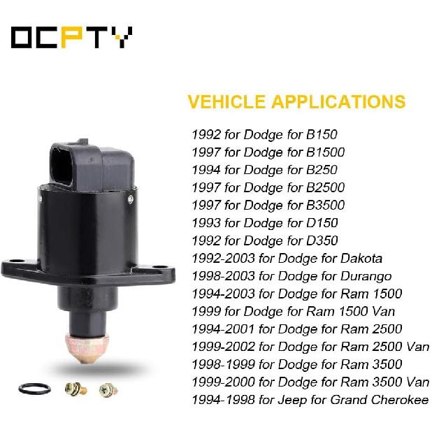 Клапан управления холостым ходом OCPTY подходит для 1992-2003 для Dodge | 1994-1998 для Jeep для Grand Cherokee 2H1091 2171680 4728136 53009735 53030657 AC305