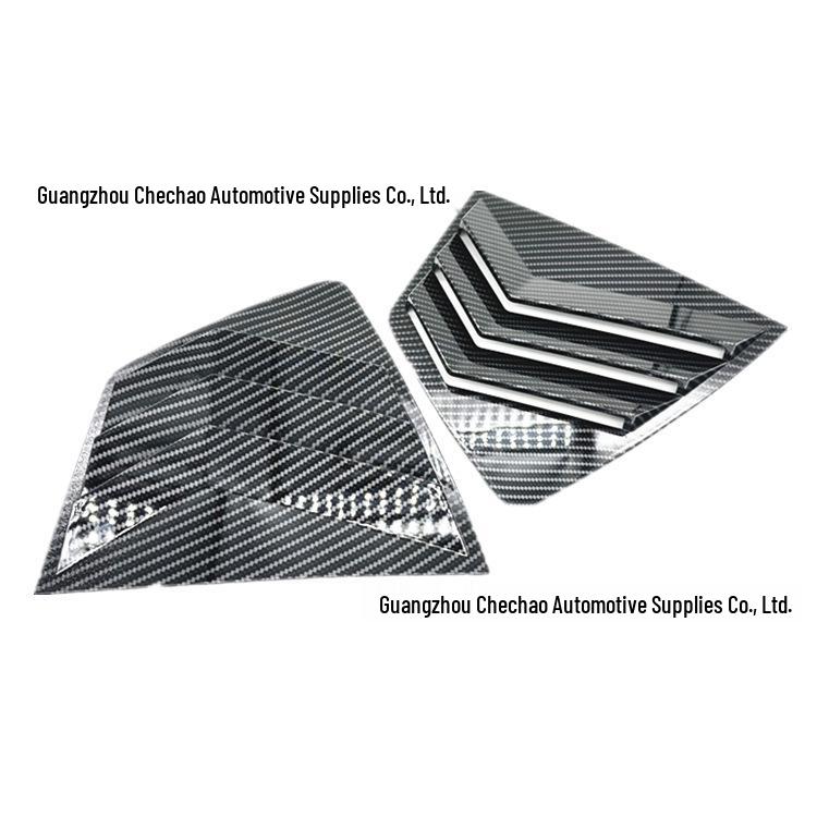 Honda 9th Gen Accord 2014-2017 Rear Carbon Fiber Window Louvers
