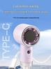 Portable Rechargeable Mini Fan: High-Speed, Long-Lasting Desktop & Handheld Humidifying Spray for Summer Cooling