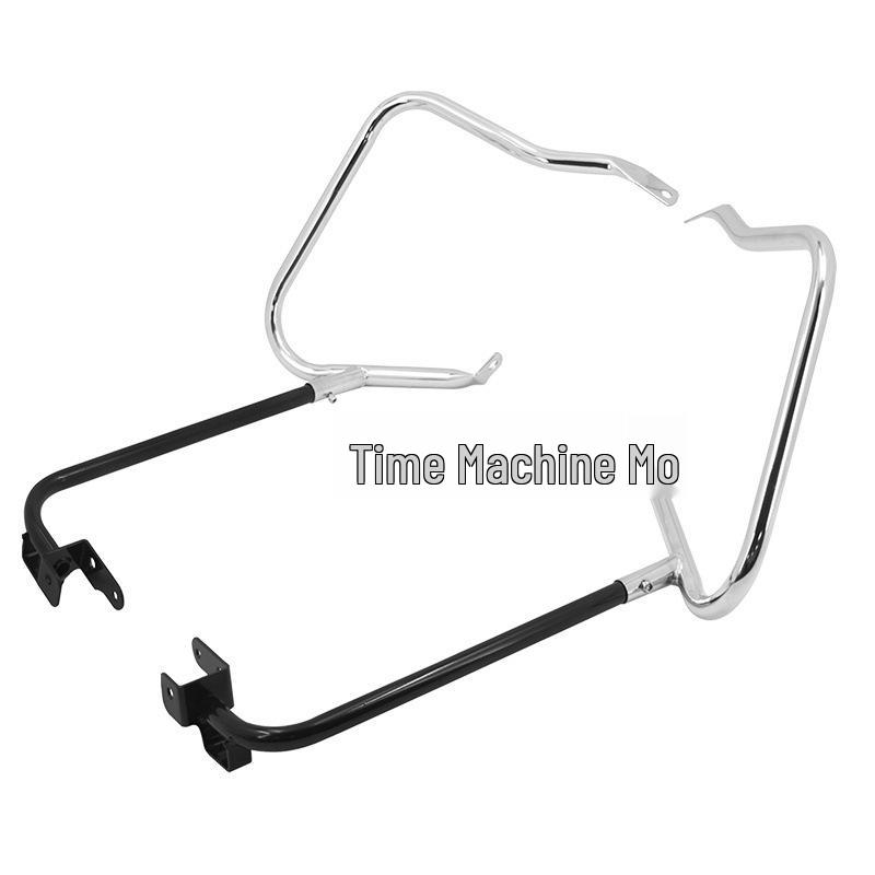 

Dual Headlight Side Box Crash Bars for Harley Glide, Road King, and Street Models (2014-2023)