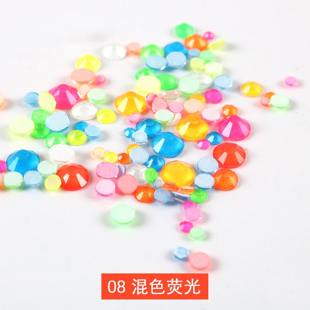 

Неоновый флуоресцентный алмазный светящийся плоский дно сверло DIY цветные аксессуары для мобильных телефонов стеклянные хрустальные наклейки для ногтей сверло для дизайна ногтей ювелирные изделия (2.0Mm) ss6-1440 pieces