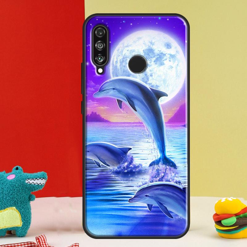 Ozean Delfin Für Huawei Nova 5T 9 10 SE 12i 12s 11i Y91 Y90 Y60 Y70 Y72 Y61 P60 P30 Pro P20 P40 Lite Hülle