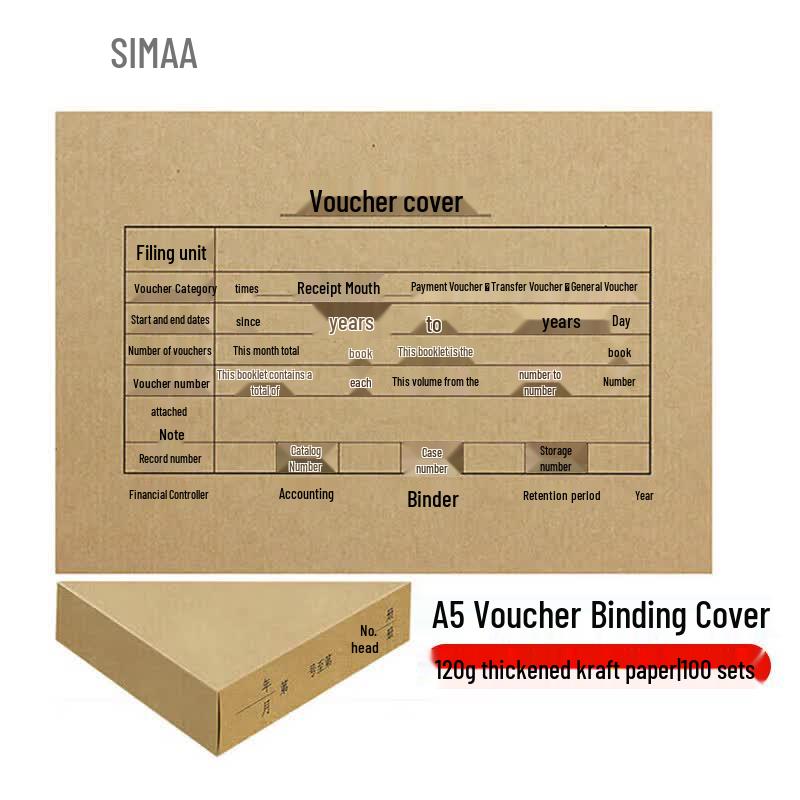 Xima Preferred A5 Voucher Cover Corner Binding Pack