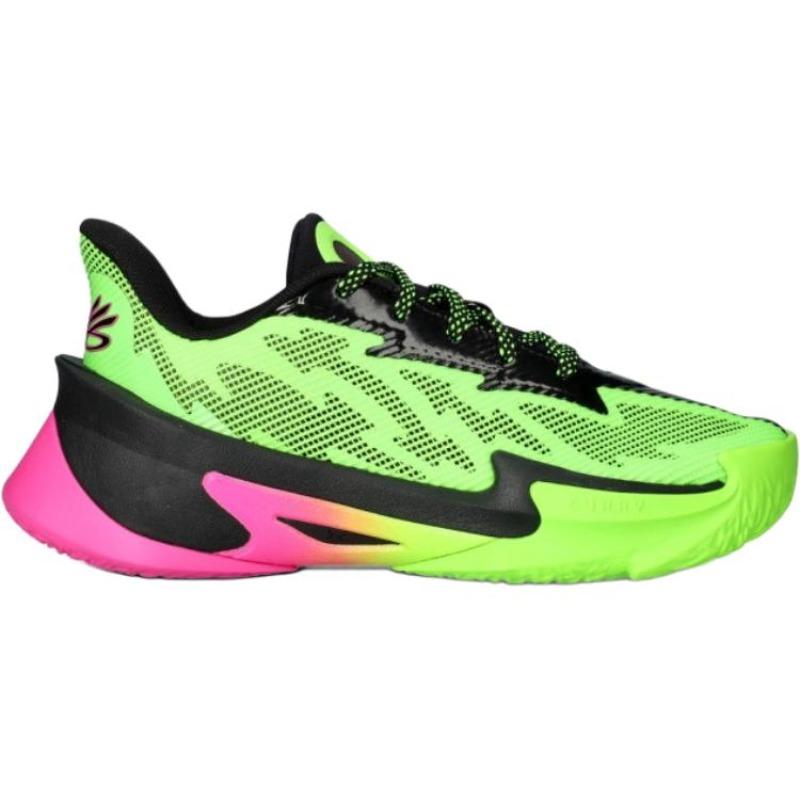 Under Armour Zapatillas de Baloncesto Curry Serie 7 de Caña Baja para Niños Unisex Verde 6013297-389