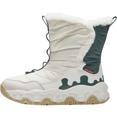 Kids Trendy Fashion Thickened Warm Non-Slip High-Top Boots Kids Boots Mud-Gray Sage-Green Ivory-White A22446927-3