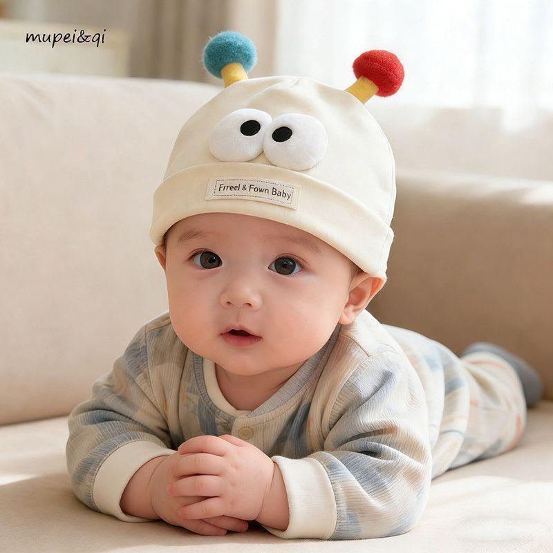 Spring & Autumn Thin Baby Hat - Soft Fontanelle Cap for Boys and Girls, Newborns, Infants, and Toddlers
