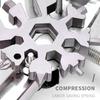 Snowflake Multitool Snow Multitool Screwdriver Bike Tool Keychain Bag Hex Wrench Key Bottle Opener Maintenance