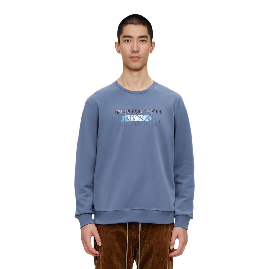 Anta Variety Training Collection Sweatshirt Men's Sunny Mountain Blue 152417706-3