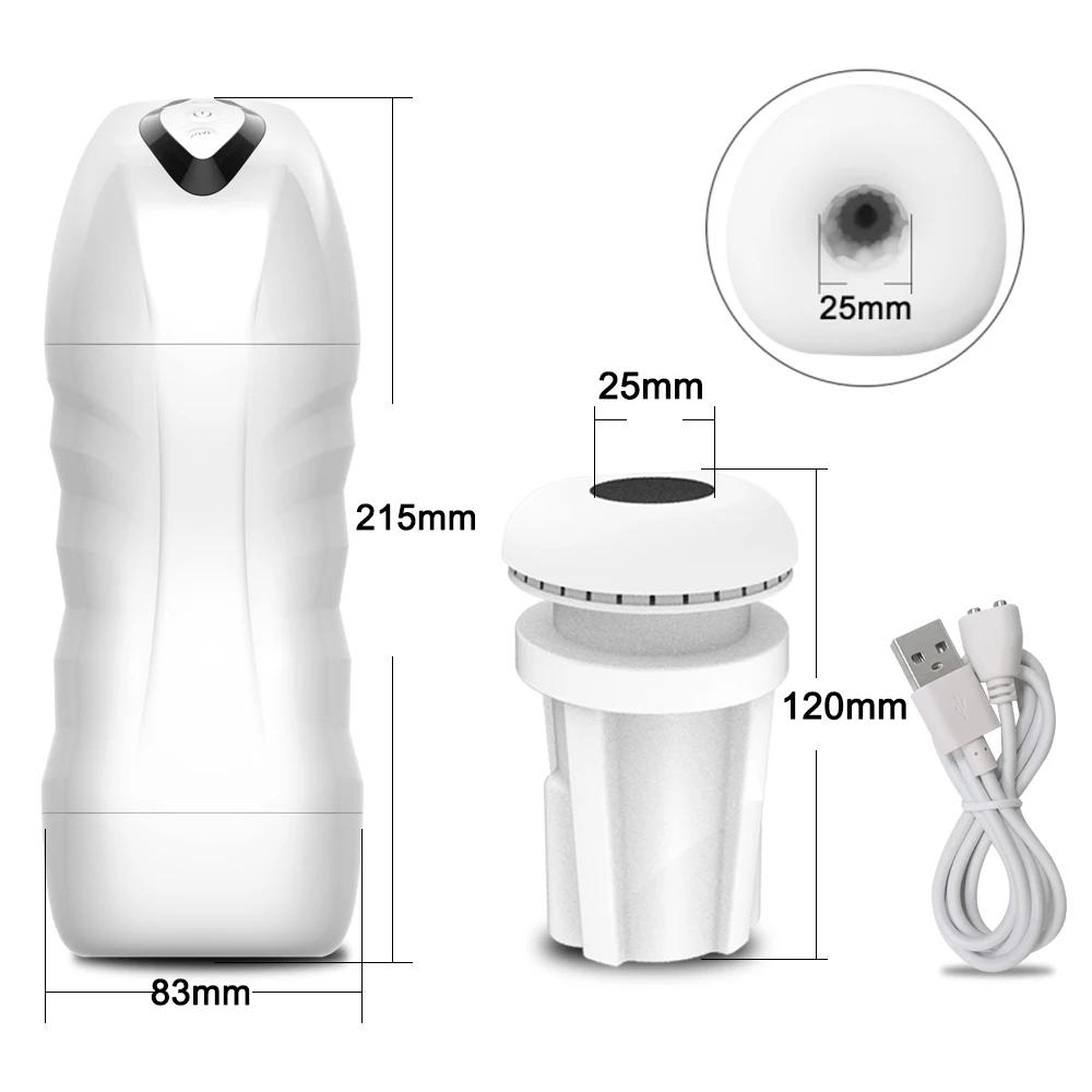 Sucking Masturbation Cup Automatic Sex Toys Masturbation Blowjob Vibrator Men's Masturbator Machine Pussy Adult Products