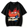 Cars Summer 2026 boys T-Shirt Lightning McQueen Short Sleeve for Boys and Girls Combinable with Everything
