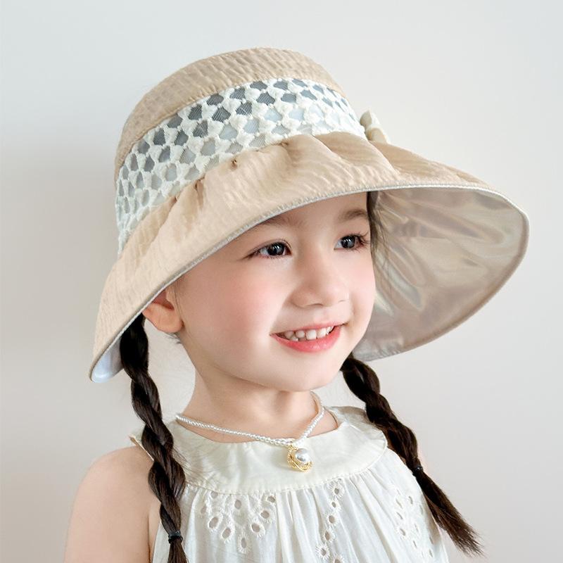 Beach Hat  Big Brim  Empty Top Hat  Children's Sun Hat  Boys and Girls' Anti Ultraviolet Hat  Sun Protection Hat