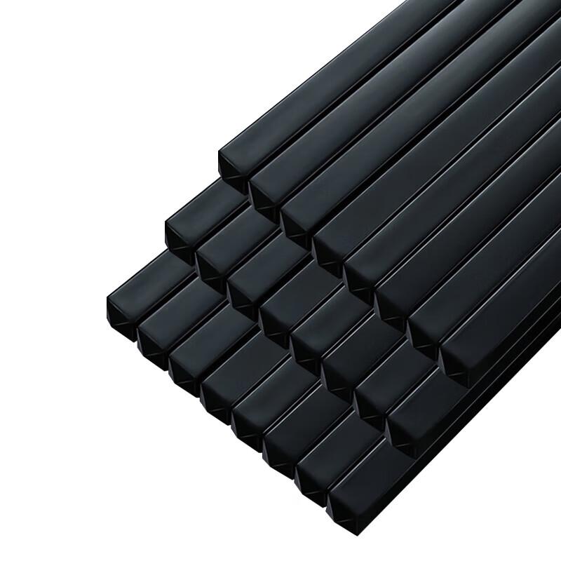 Черные противоскользящие палочки для еды Pintianhe из сплава