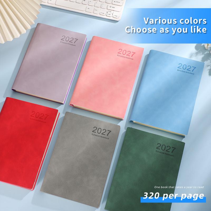 Portable 2027 Planner 365 Days Agenda Book Efficiency Schedule Notebook For School Office Work