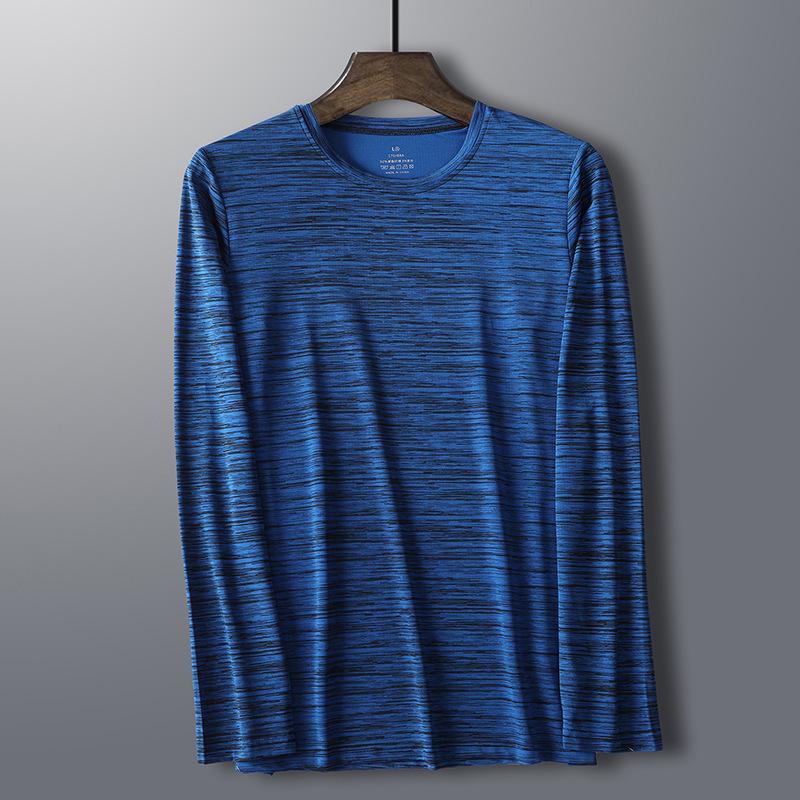 

Мужская быстросохнущая камуфляжная футболка с длинным рукавом - Большой размер, Идеально для пеших походов и фитнеса 3XL