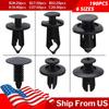 190pcs Car Body Fastener Plastic Clips Rivets Panel Fender Retainer Universal