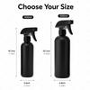 Refillable Black HDPE Mist Spray Bottle Portable Water Sprayer for Salon Barber Plant Care Household Cleaning and Gardening Use