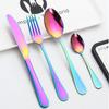 24 Piece Flatware Set Stainless Steel Tableware Cutlery Set Service for 6 with High Grade Storage Case for Home Kitchen