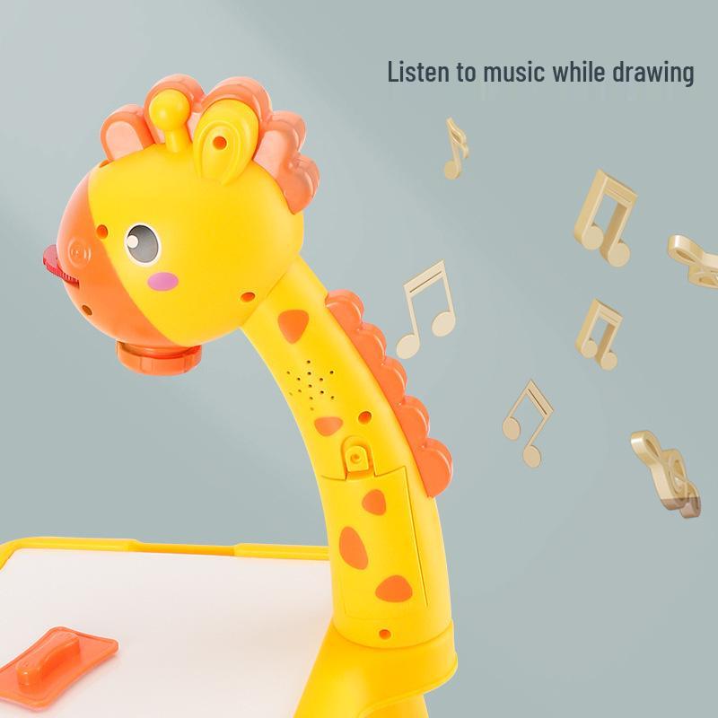 Proiettore Intelligente Tavola da Disegno per Bambini: Tavolino da Disegno Piccolo Cervo per Bambini Piccoli per l'Educazione Precoce