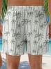 Summer Beach Coconut Tree Drawstring Personalized Printed Seaside Beach Casual Men'S Shorts