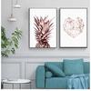 Scandinavian Luxury Pictures Home Decor Rose Gold Wall Art Tropical Pineapple S and Prints Geometric Heart Canvas Painting