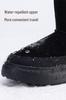 2025 Women's Thick-Soled Cotton Snow Boots: Velvet-Lined, Warm, Waterproof, Height-Boosting Winter Footwear