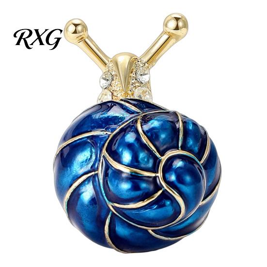 Retro Jewelry Gift Enamel Snail Brooch, Vintage Insect Pin for Women Suit Coat, Gentle Simple Brooch Multicolor Lapel Cloak Dress,