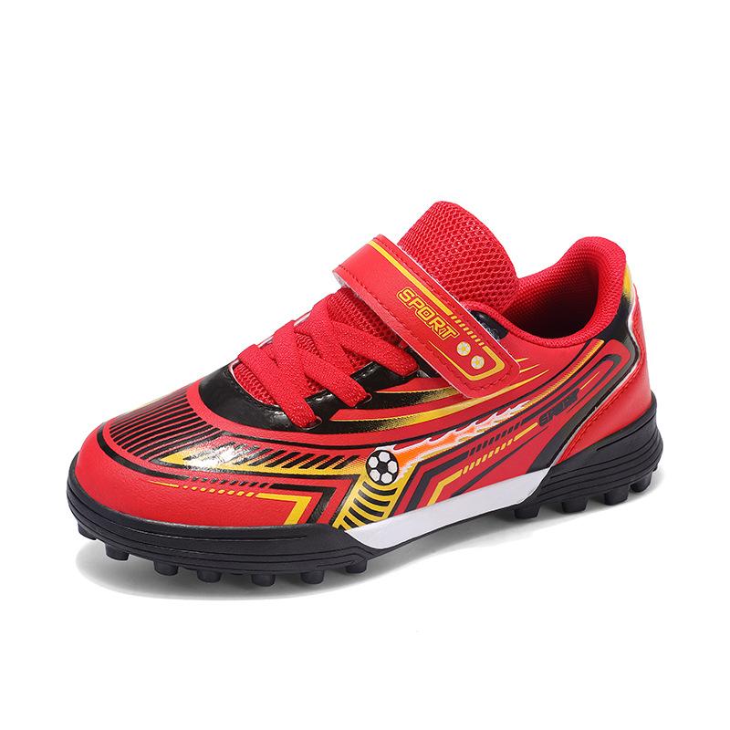 2025 New Boys Shoes Non-slip Training Leather Waterproof Velcro Casual Sports Shoes Sports Shoes Football Shoes
