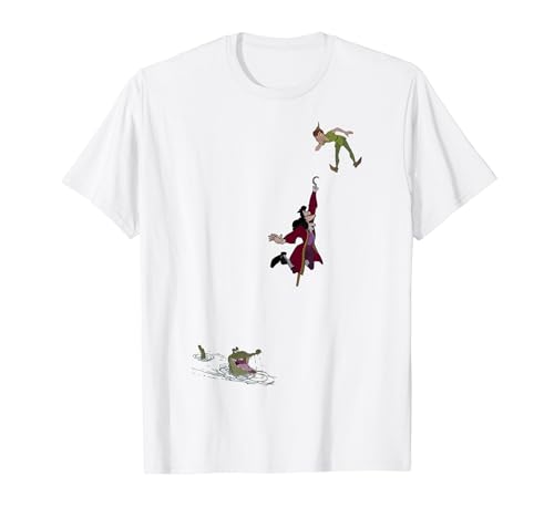 Disney Peter Pan Hook Falls into an Alligator T-Shirt